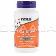 L-Carnitine 500 mg 60 Veg Capsules