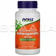 Now Foods, Ashwagandha Standardized Extract 450 mg, 90 Veg Capsules