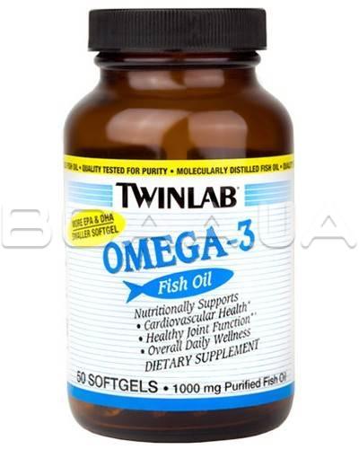 TWL OMEGA - 3 FISH OIL 1000 мг 50 капсул