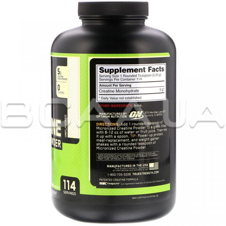 Micronized Creatine Powder Optimum Nutrition купить креатин в порошке в ...