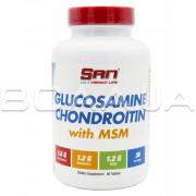 San, Glucosamine Chondroitin with MSM, 90 Tablets