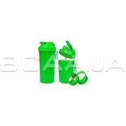 MUSCLE SHAKE Shaker Neon Green 400 мл + 120 мл + 180 мл