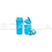 MUSCLE SHAKE Shaker Neon Blue 400 мл + 120 мл + 180 мл