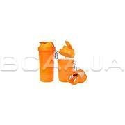 MUSCLE SHAKE Shaker Neon Orange 400 мл + 120 мл + 180 мл
