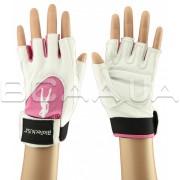 Перчатки Lady 1 Gloves Leather White-Pink