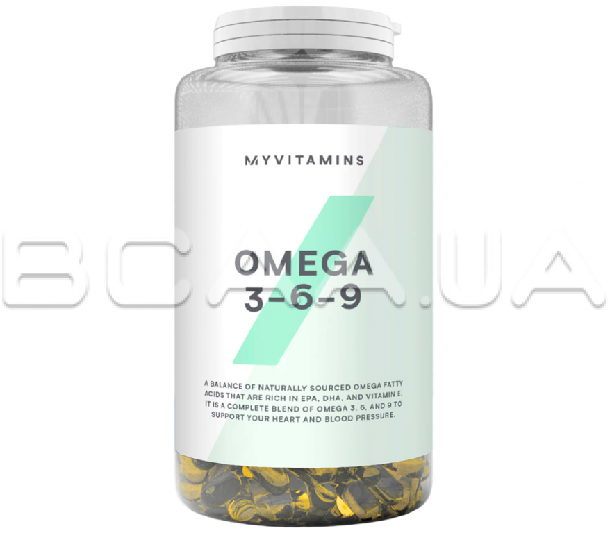 MyProtein MyVitamins Omega 369 120 капсул Купить омега 369 в Киеве