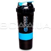 Shaker Mini2Go - 500 ml Black / neon cyan