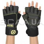Перчатки Leather Yellow Style