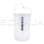 Biotech, Шейкер Wave + Nano Shaker 300 мл (+ 150 мл) Opal White