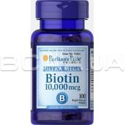 Biotin 10,000 mcg 100 Rapid Release Softgels