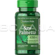 Puritan's Pride, Saw Palmetto 450 mg, 100 Rapid Release Capsules