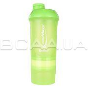 Шейкер IronMaxx Green 600 мл трёхкомпонентный