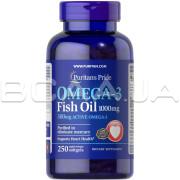 Puritans Pride, Omega-3 Fish Oil 1000 mg (300 mg Active Omega-3), 250 Rapid Release Softgels
