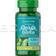 Ginkgo Biloba Standardized Extract 120 mg 100 rapid release softgels