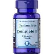 Puritans Pride, Complete B (Vitamin B Complex), 100 Caplets