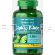 Ginkgo Biloba Standardized Extract 120 mg 200 rapid release softgels