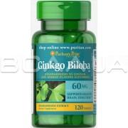 Ginkgo Biloba Standardized Extract 60 mg 120 таблеток