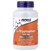 Now Foods, L-Tryptophan 500 mg, 60 Veg Capsules