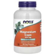 Now Foods, Magnesium Caps 400 mg, 180 Veg Capsules