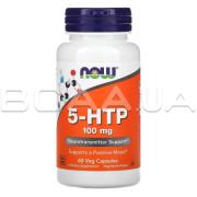 Now Foods, 5-HTP 100 mg, 60 Veg Capsules