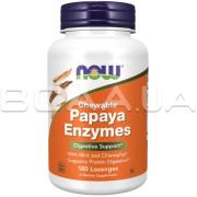 Now Foods, Chewable Papaya Enzymes, 180 Lozenges