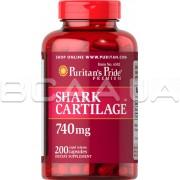 Shark Cartilage 740 mg 200 Rapid Release Capsules
