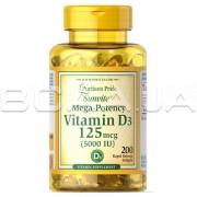 Vitamin D3 125 mcg (5000 IU) 200 Rapid Release Capsules