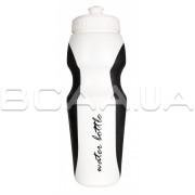 Спортивная бутылка для воды white black 750 мл