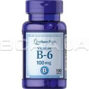 Vitamin B-6 (Pyridoxine Hydrochloride) 100 mg 100 Tablets