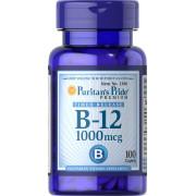 Puritans Pride, Vitamin B-12 1000 mcg, Timed Release, 100 Caplets