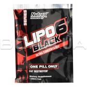 Lipo-6 Black, Ultra Concentrate, 1 Black-Caps (US)