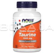 Now Foods, Taurine 1000 mg, Double Strength, 100 Veg Capsules