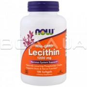 Now Foods, Lecithin (Лецитин) 1200 mg, Non-GMO, 100 Softgels