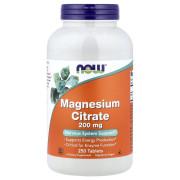 Now Foods, Magnesium Citrate 200 mg, 250 Tablets