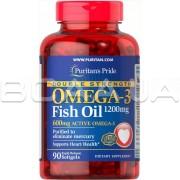 Double Strength Omega-3 Fish Oil 1200 mg 90 Rapid Release Softgels