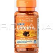 Lutein 6 mg with Zeaxanthin 200 Rapid Release Softgels