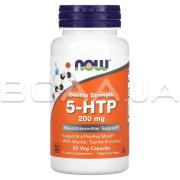 Now Foods, 5-HTP 200 mg, Double Strength, 60 Veg Capsules
