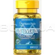 Cod Liver Oil 415 mg 100 Rapid Release Softgels
