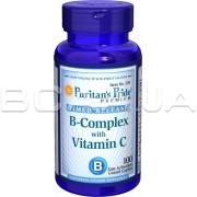 Vitamin B-Complex + Vitamin C 100 Easy To Swallow Сoated Сaplets