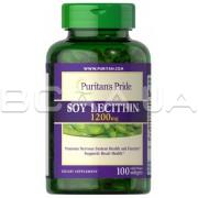 Puritan's Pride, Soy Lecithin 1200 mg, 100 Rapid Release Softgels