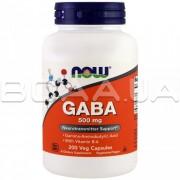 GABA 500 mg 200 Veg Capsules