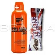 Collagen Liquid 1000 ml + Fitlife High Protein Bar 60 g