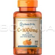 Vitamin C-1000 mg with Bioflavonoids & Rose Hips 100 Coated Caplets