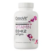 Ostrovit, Vitamin D3 + K2, 90 Capsules