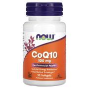 Now Foods, CoQ10 100 mg, 50 Softgels