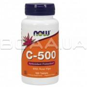 C-500 With Rose Hips 100 Tablets