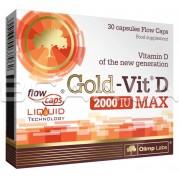 Gold-Vit D Max 2000 IU 30 Capsules Flow Caps