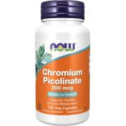 Now Foods, Chromium Picolinate 200 mcg, 100 Veg Capsules