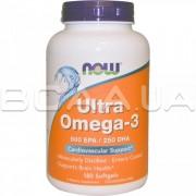 Ultra Omega-3 500 EPA/250 DHA 180 Softgels