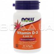 Vitamin D-3 High Potency 2,000 IU 30 Softgels